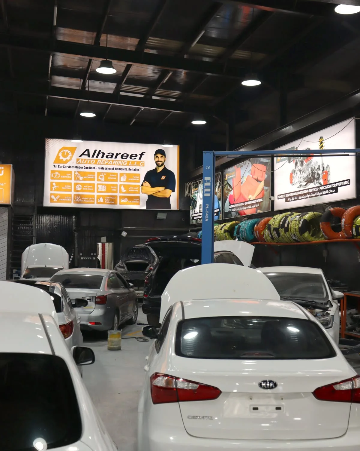Our workshop in Al-Manara, Dubai.
